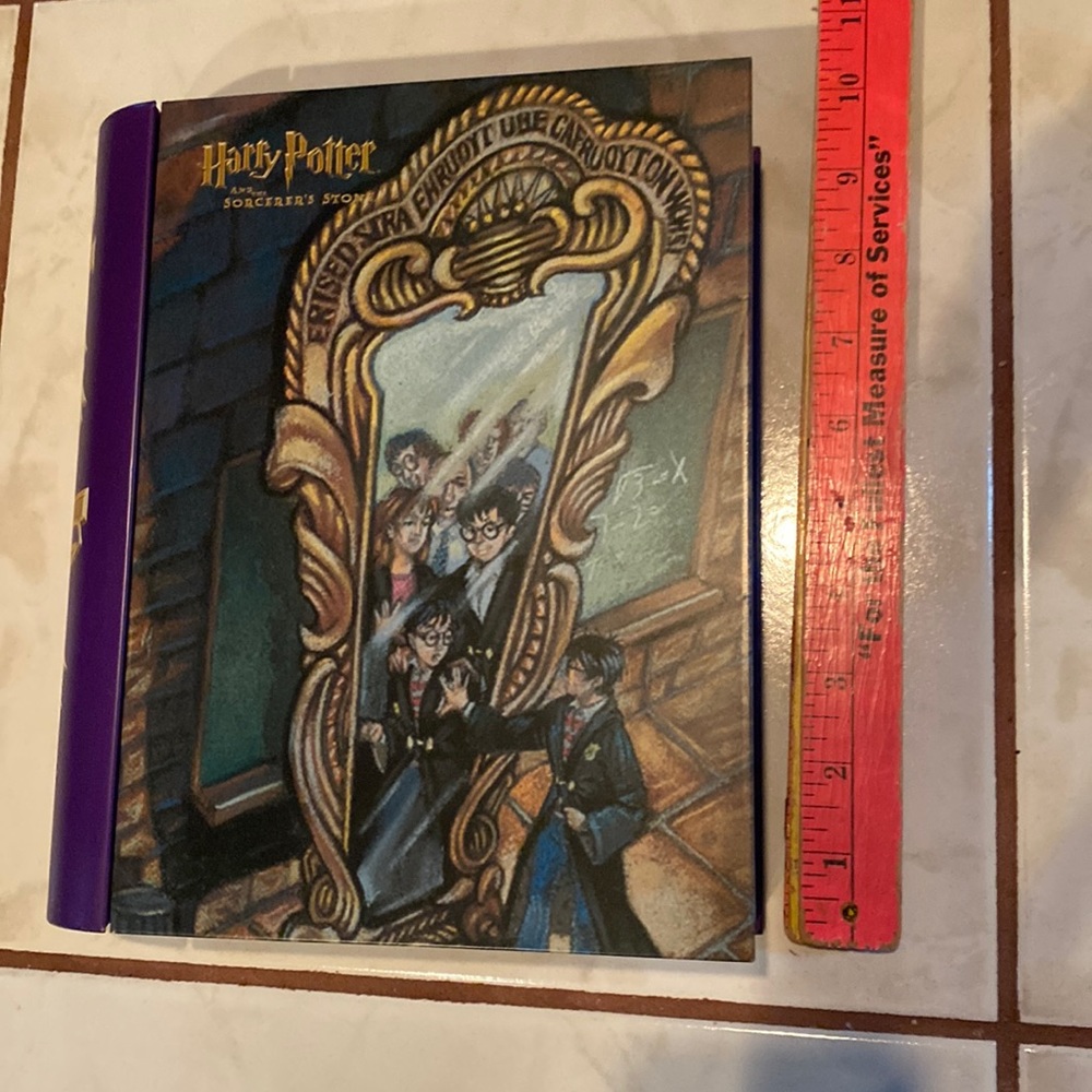 NWOT & Vintage 2000 Harry Potter Metal Book Box for storage
